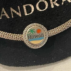 Pandora Hawaii Exclusive Sterling Silver and Enamel Charm